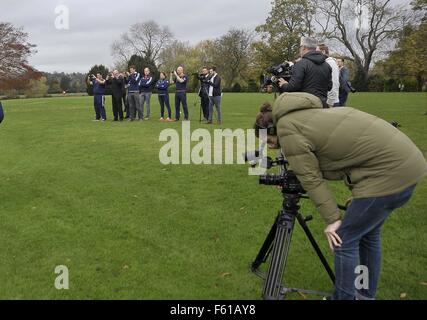 Bisham Abbey, Marlow., Bucks, UK. 10th November, 2015. The press. TeamGB announcement of shooting athletes for Rio 2016 Olympics. Bisham Abbey. Marlow. Buckinghamshire. England. UK. 10/11/2015. Credit:  Sport In Pictures/Alamy Live News Stock Photo