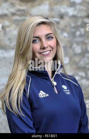 Bisham Abbey, Marlow., Bucks, UK. 10th November, 2015. Amber Hill (Womens Skeet). TeamGB announcement of shooting athletes for Rio 2016 Olympics. Bisham Abbey. Marlow. Buckinghamshire. England. UK. 10/11/2015. Credit:  Sport In Pictures/Alamy Live News Stock Photo