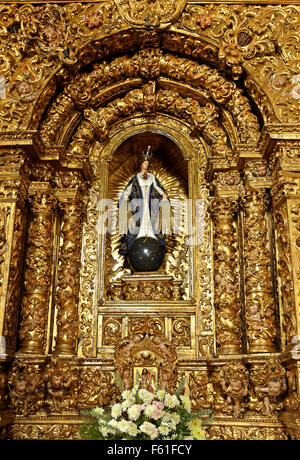 Inside the parrochial church of Provesende village, in Alto Douro wine region (Unesco World Heritage site), Porto e Norte, Portugal Stock Photo