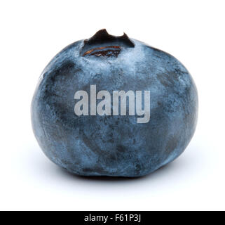 blueberry or bilberry or blackberry or blue whortleberry or huckleberry isolated on white background cutout Stock Photo