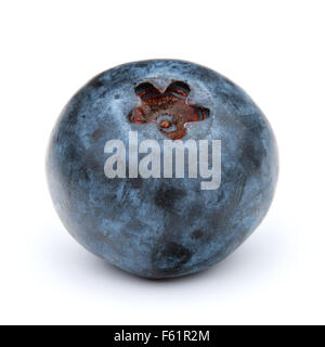 blueberry or bilberry or blackberry or blue whortleberry or huckleberry isolated on white background cutout Stock Photo