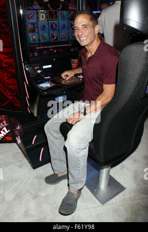 IGT, Warner Bros and TMZ's Harvey Levin unveils TMZ Video Slots at Global Gaming Expo at Sands Convention Center  Featuring: Harvey Levin Where: Las Vegas, Nevada, United States When: 30 Sep 2015 Stock Photo