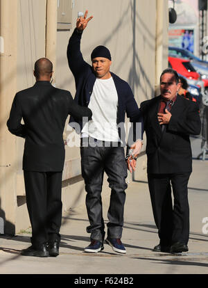 Celebrities at the 'Jimmy Kimmel Live!' studios  Featuring: LL Cool J Where: Los Angeles, California, United States When: 01 Oct 2015 Stock Photo