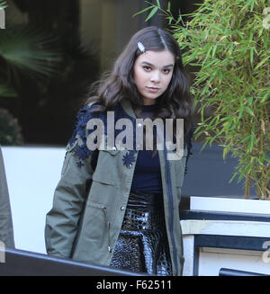 Hailee Steinfield outside ITV Studios Featuring: Hailee Steinfield