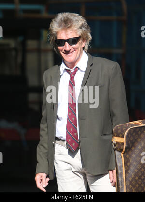 Rod Stewart outside ITV Studios  Featuring: Rod Stewart Where: London, United Kingdom When: 02 Oct 2015 Stock Photo