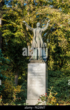 Statue, Stanley Park, Vancouver, British Columbia, Canada Stock Photo ...