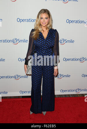 Operation Smile's 2015 Smile Gala  Featuring: Kate Upton Where: Beverly Hills, California, United States When: 03 Oct 2015 Stock Photo