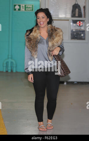 X Factor Lauren Murray outside ITV Studios  Featuring: Lauren Murray Where: London, United Kingdom When: 05 Oct 2015 Stock Photo
