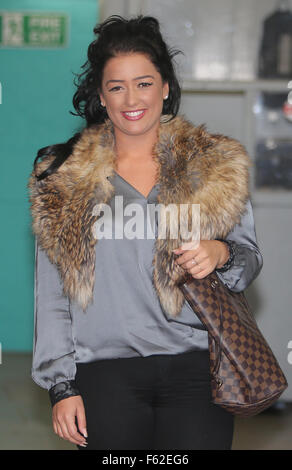 X Factor Lauren Murray outside ITV Studios  Featuring: Lauren Murray Where: London, United Kingdom When: 05 Oct 2015 Stock Photo