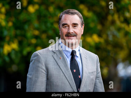 Cheltenham Literature Festival - Day 5  Featuring: Nigel Mansell Where: Cheltenham, United Kingdom When: 06 Oct 2015 Stock Photo