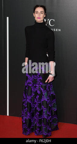 The British Film Institute's LUMINOUS gala dinner held at Guildhall - Arrivals  Featuring: Erin O'Connor Where: London, United Kingdom When: 06 Oct 2015 Stock Photo