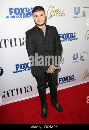 Latina Media Ventures Hosts Latina 'Hot List' Party at The London West Hollywood - Arrivals  Featuring: Farruko Where: Los Angeles, California, United States When: 06 Oct 2015 Stock Photo