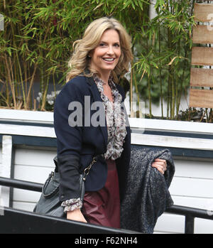 Penny Lancaster outside ITV Studios  Featuring: Penny Lancaster Where: London, United Kingdom When: 07 Oct 2015 Stock Photo