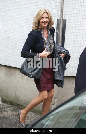 Penny Lancaster outside ITV Studios  Featuring: Penny Lancaster Where: London, United Kingdom When: 07 Oct 2015 Stock Photo