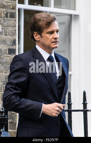 Colin Firth is spotted Filming Bridget Jones in North London.  Featuring: Colin Firth Where: London, United Kingdom When: 08 Oct 2015 Stock Photo