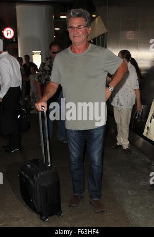Kurt Russell arrives at Los Angeles International Airport (LAX ...