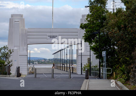 The old Hornibrook bridge at Clontarf Stock Photo