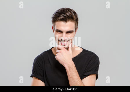 Cheerful handsome guy Stock Photo