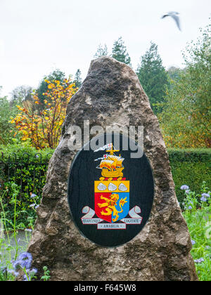 Grange Crest Web in Grange-over-Sands Cumbria UK Stock Photo