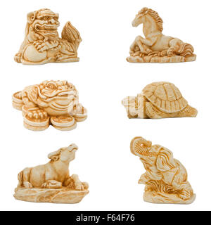 Old eastern netsuke Stock Photo