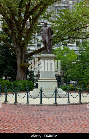 Stonewall Jackson monument on the Virginia Capitol grounds Stock Photo