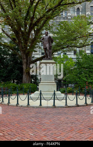 Stonewall Jackson monument on the Virginia Capitol grounds Stock Photo