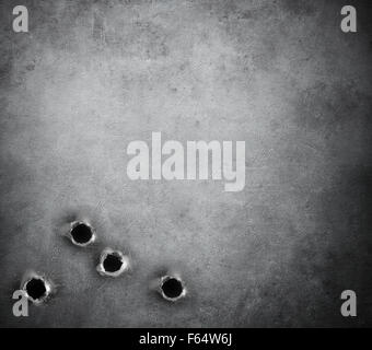 old metal background with bullet holes Stock Photo - Alamy