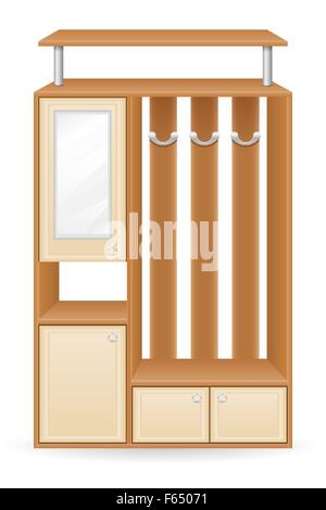 furniture hall vector illustration isolated on white background Stock Vector