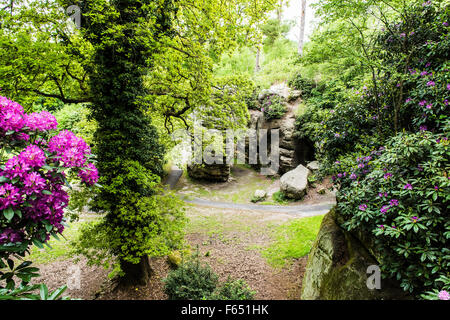 Rock climbing. High Rocks Tunbridge Wells, Kent Stock Photo - Alamy