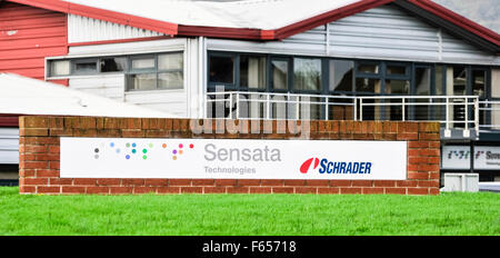 Northern Ireland. 12th November, 2015. Schrader Electronics, part of the Senstata group and manufacturer of vehicle tyre pressure sensors, announce the loss of 42 temporary contract jobs. Credit:  Stephen Barnes/Alamy Live News Stock Photo