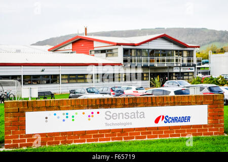 Northern Ireland. 12th November, 2015. Schrader Electronics, part of the Senstata group and manufacturer of vehicle tyre pressure sensors, announce the loss of 42 temporary contract jobs. Credit:  Stephen Barnes/Alamy Live News Stock Photo