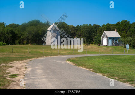 Old mill in Cape Cod, New England Stock Photo