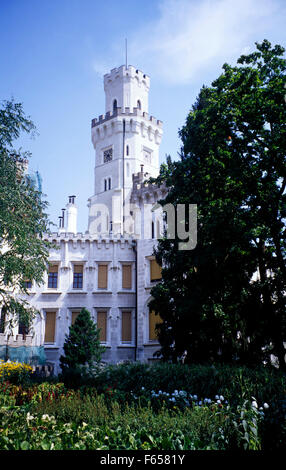 Hluboka Castle, Czech Republic Stock Photo