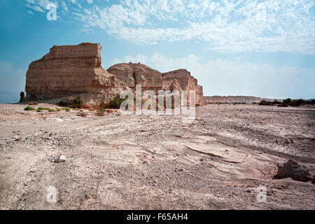 Israel, Sodom, near the southern part of the Dead Sea, Eroded rock Stock Photo