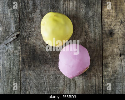 Donuts on wooden background. Retro style photo. 11th Nov, 2015. © Igor Goiovniov/ZUMA Wire/Ģ����ý Live News Stock Photo