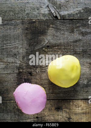 Donuts on wooden background. Retro style photo. 11th Nov, 2015. © Igor Goiovniov/ZUMA Wire/Ģ����ý Live News Stock Photo