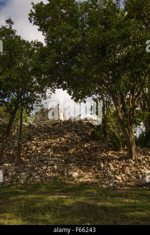 Mayan ruins at Chichen Itza, Tinum municipality, Yucatan State, Mexico. Stock Photo