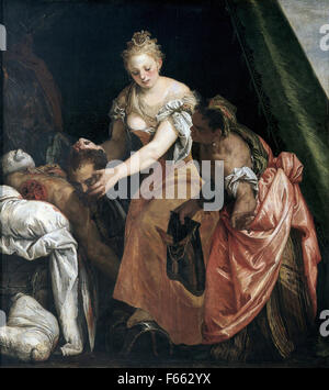 Paolo Veronese - Judith with the head of Holofernes Stock Photo