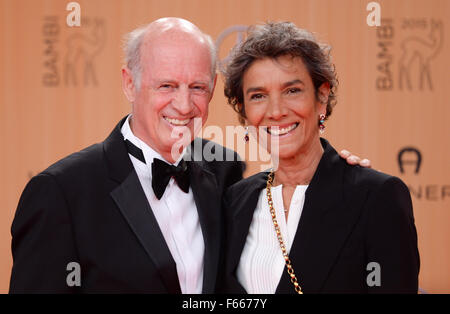 Berlin, Germany. 12th Nov, 2015. the 67th Bambi awards in Berlin, Germany, 12 November 2015. Around 800 guests from the fields of film, performance, politics and music have been invited to the gala. © dpa picture alliance/Alamy Live News Stock Photo