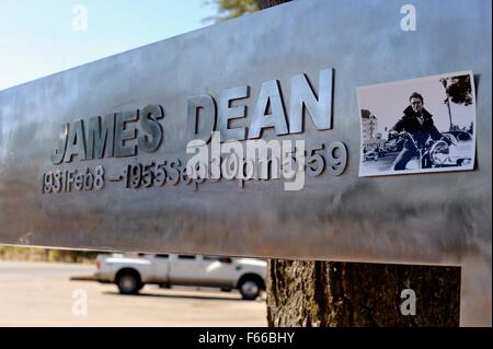 James Dean Memorial Stock Photo