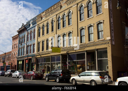 Restored 19th century brick and stone buildings predominate in the ...