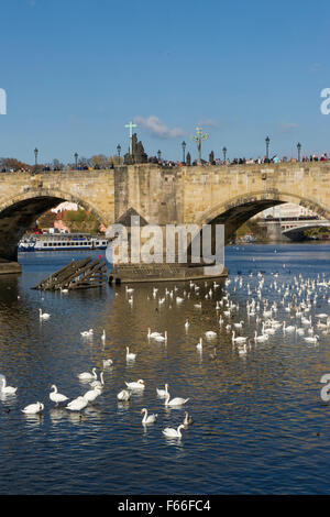 A classic view of Prague Stock Photo