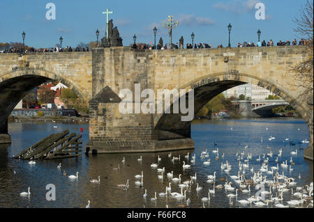 A classic view of Prague Stock Photo