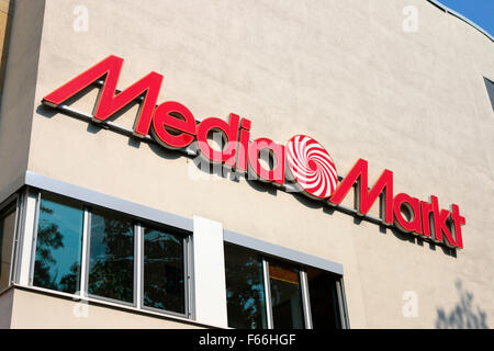 Markennamen: 'Media Markt', Berlin. Stock Photo