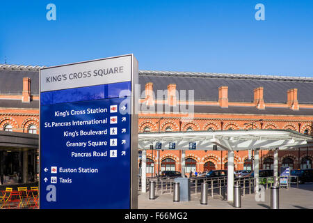 King's Cross railway station, London, England, U.K. Stock Photo