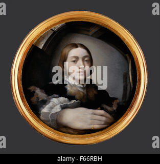 Parmigianino - Self Portrait in a Convex Mirror Stock Photo