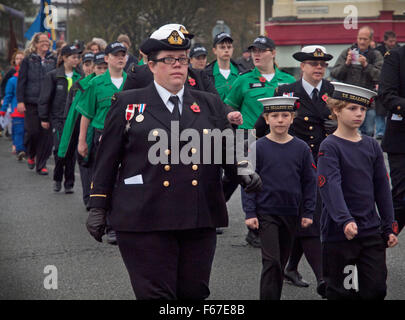 Remembrance Sunday in Brighton, 2015 Stock Photo