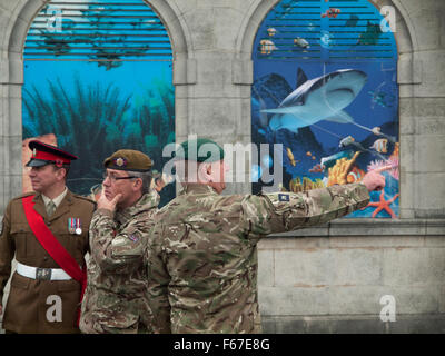 Remembrance Sunday in Brighton, 2015 Stock Photo