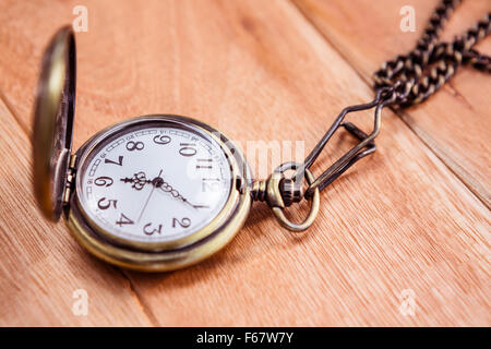 Close up view of a pocket watch Stock Photo