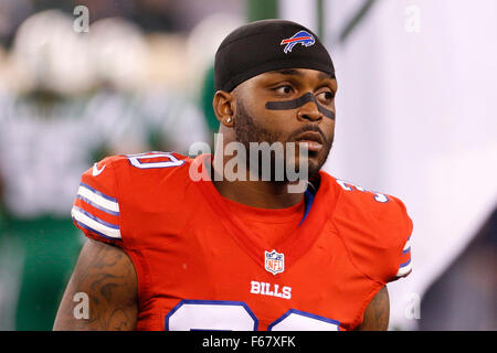 Buffalo Bills safety Bacarri Rambo warms up during an NFL football training  camp in Pittsford, N.Y., Saturday, July 29, 2017. (AP Photo/Adrian Kraus  Stock Photo - Alamy